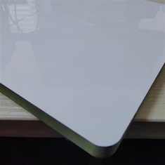 고광택 흰색 PET 직면 MDF